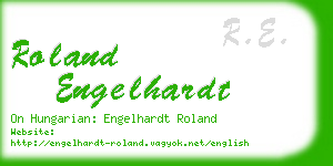 roland engelhardt business card